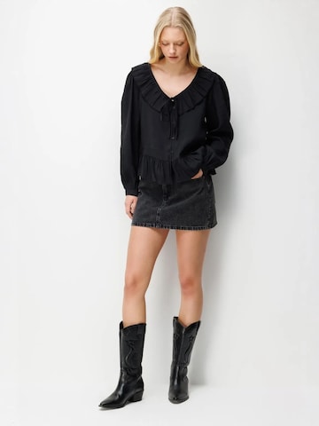 Camicia da donna 'Blusen' di MixRay in marrone