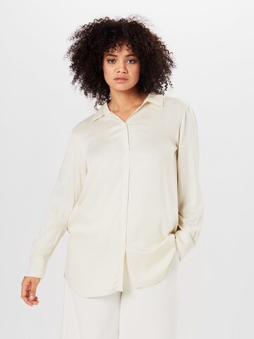 SAMOON Blouse in White: front