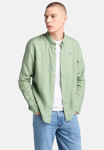 Coupe regular Chemise 'Mill Brook' TIMBERLAND en vert