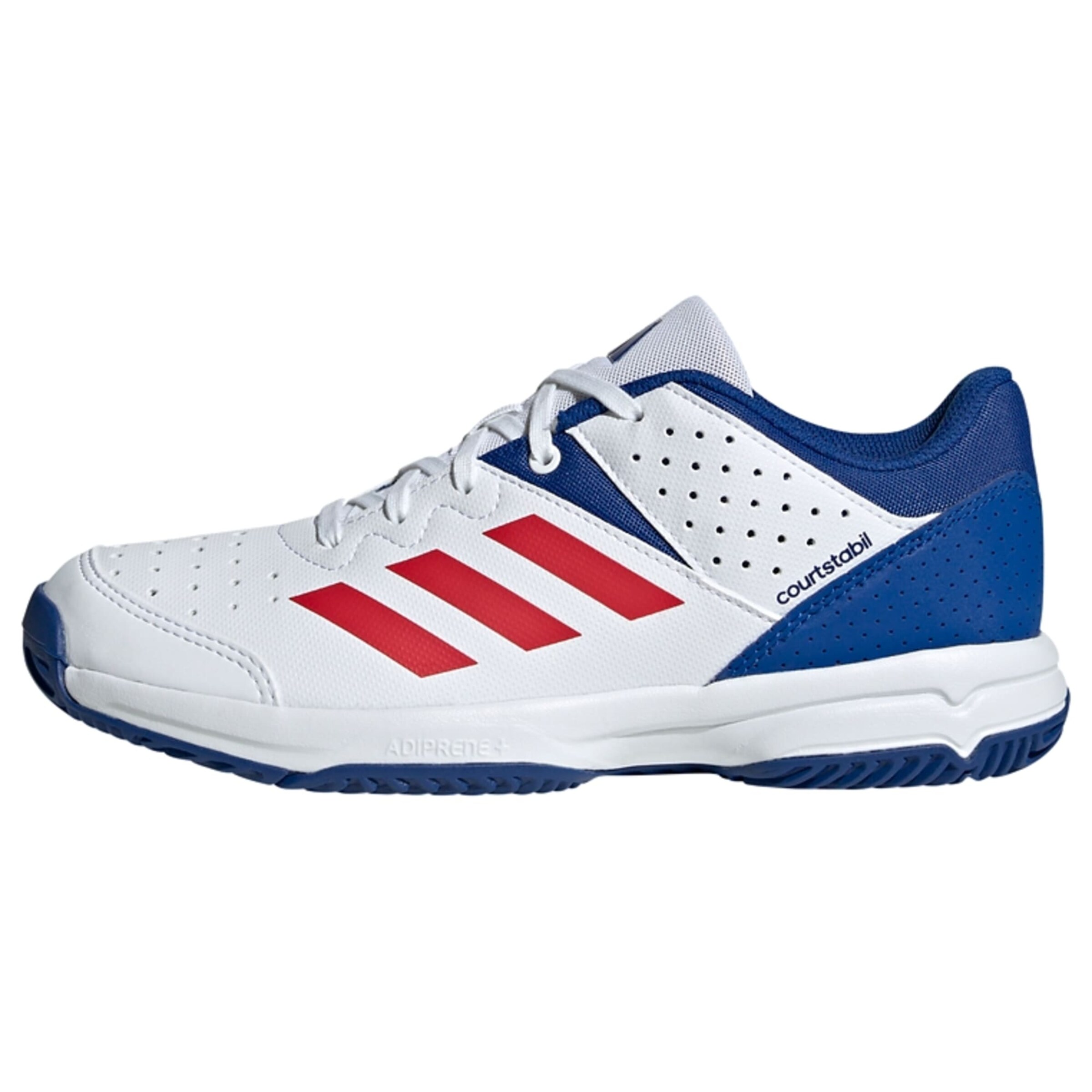 ADIDAS PERFORMANCE Athletic Shoes 'Court Stabil' in White: front