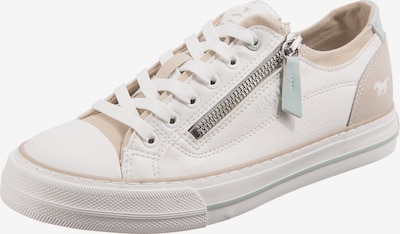 Sneaker low MUSTANG pe bej închis / alb, Vizualizare produs