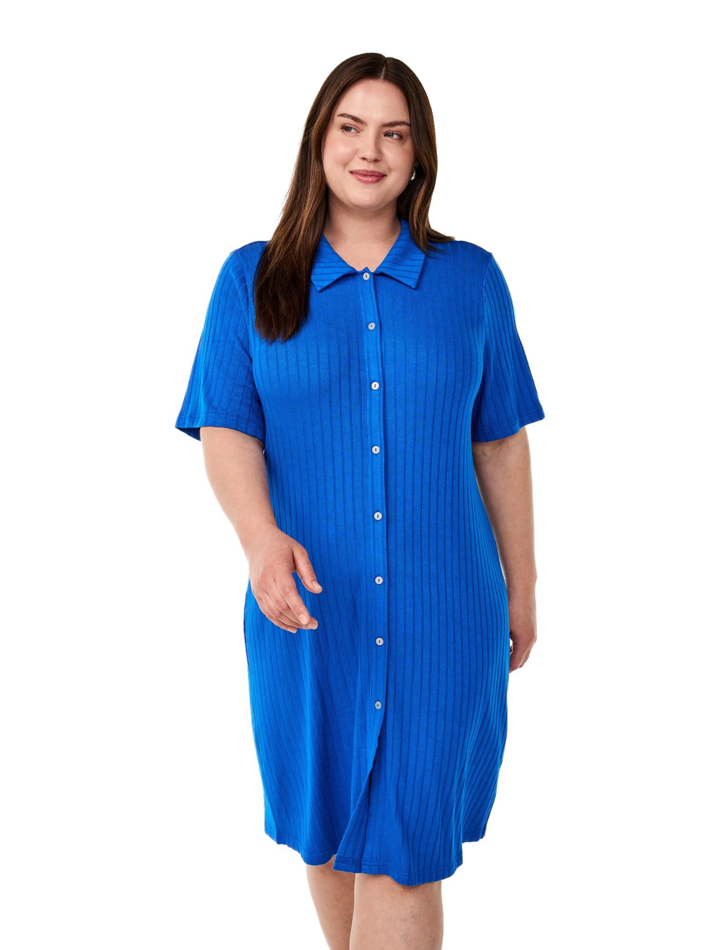 Zizzi Kleit 'Ejune', värv sinine: eest vaates