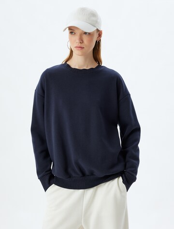 Koton Sweatshirt in Blue: front