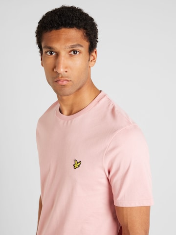 Lyle & Scott T-shirt i rosa