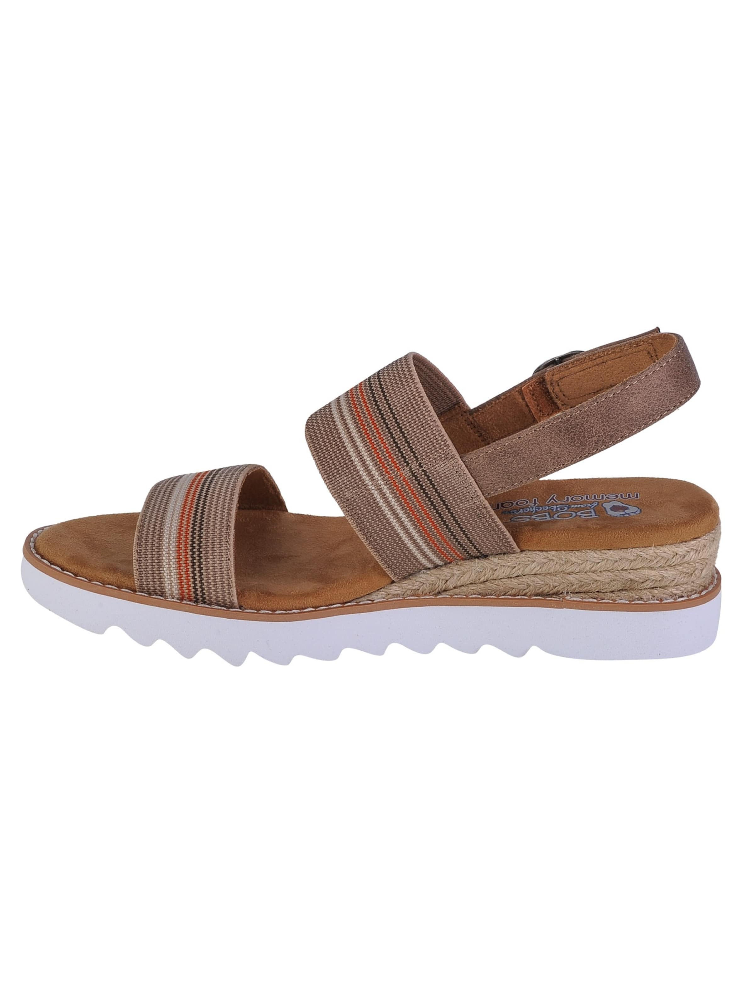 SKECHERS Sandals 'Desert Kiss Hi - Tea Time' in Brown: front