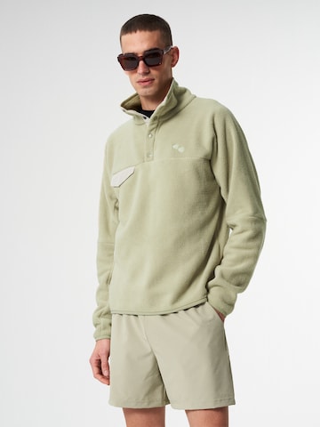 Pull-over de sport pinqponq en vert : devant