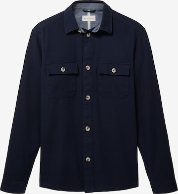 TOM TAILOR Regular fit Button Up Shirt in Blue: front