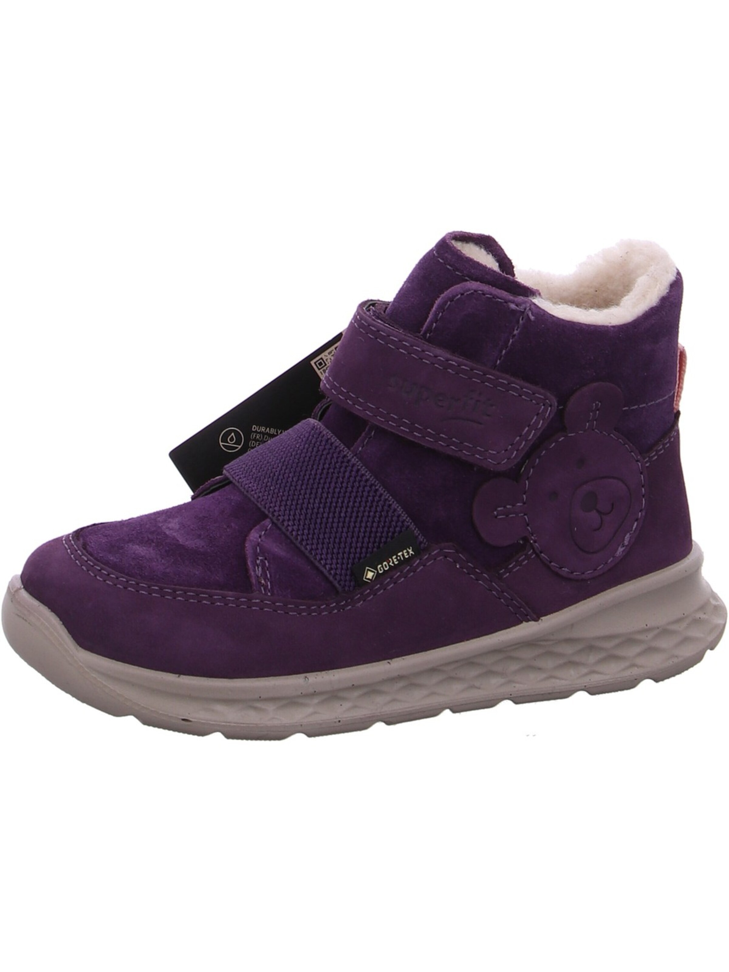 SUPERFIT First-Step Shoes 'Superfit Breeze Winterstiefel Violett' in Purple: front