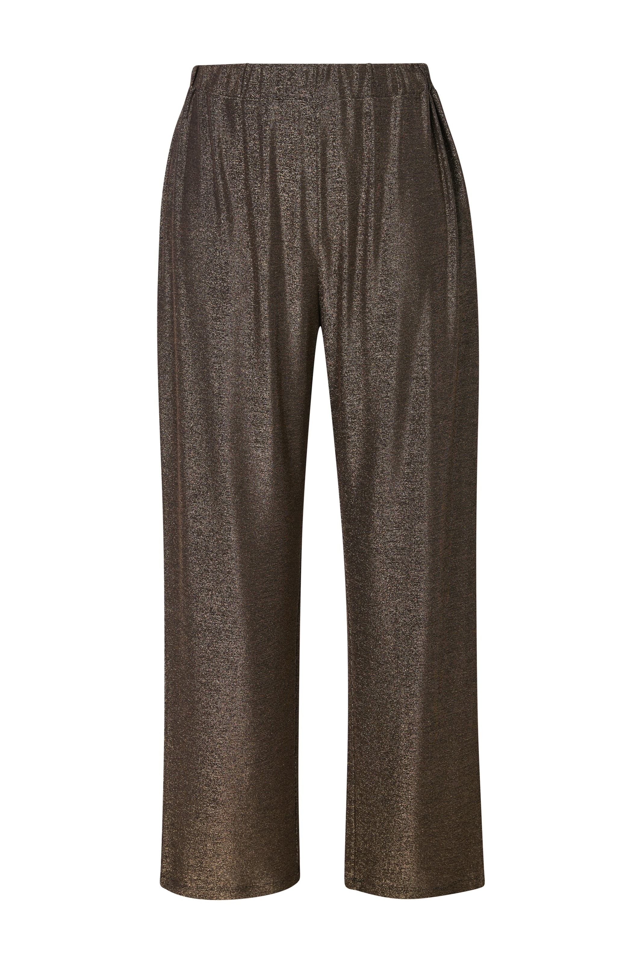 Ulla Popken Обычный Штаны в Золотой: спереди