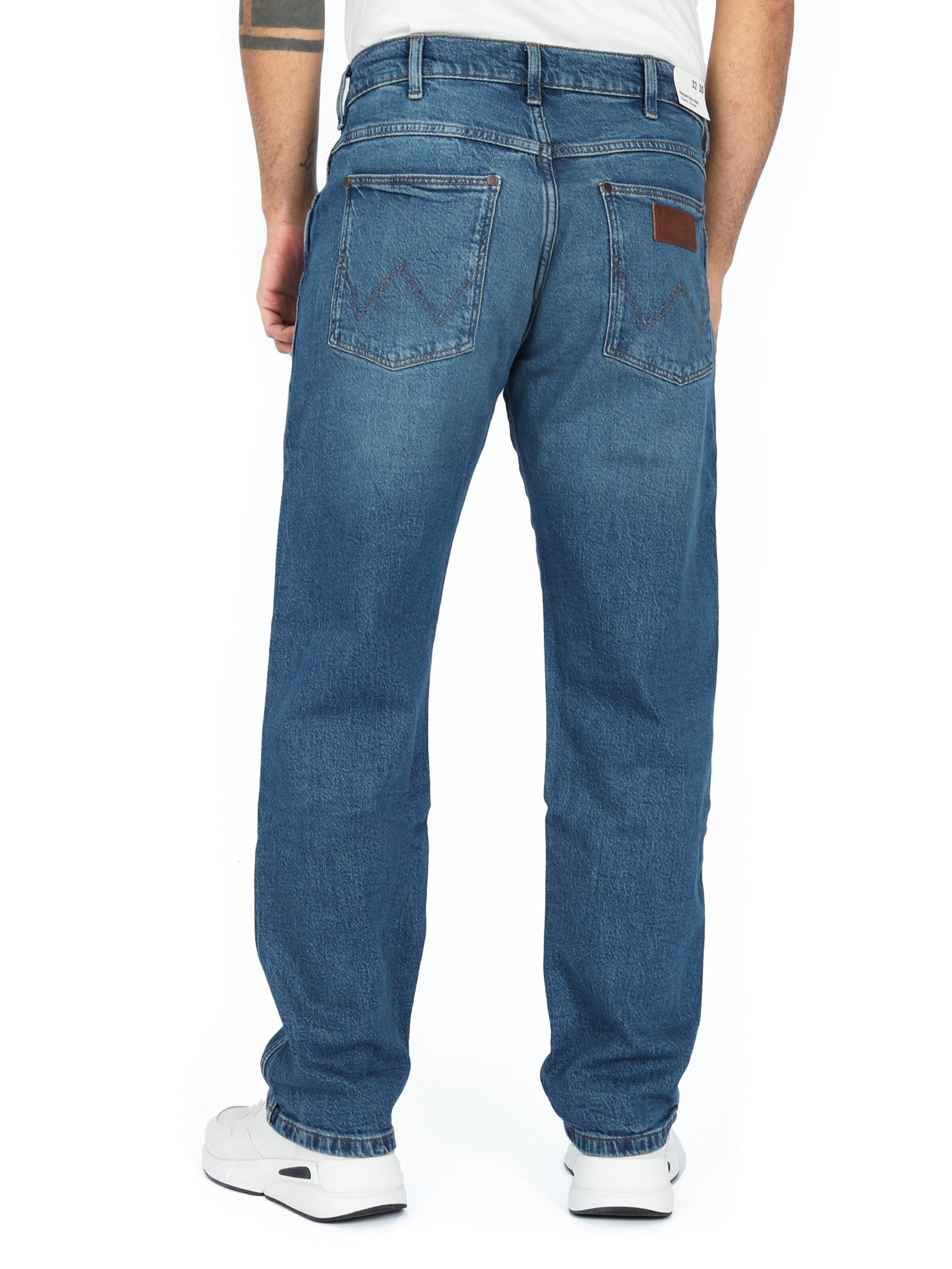 WRANGLER - Loosefit Calças de ganga 'RELAXED FRONTIER' em azul