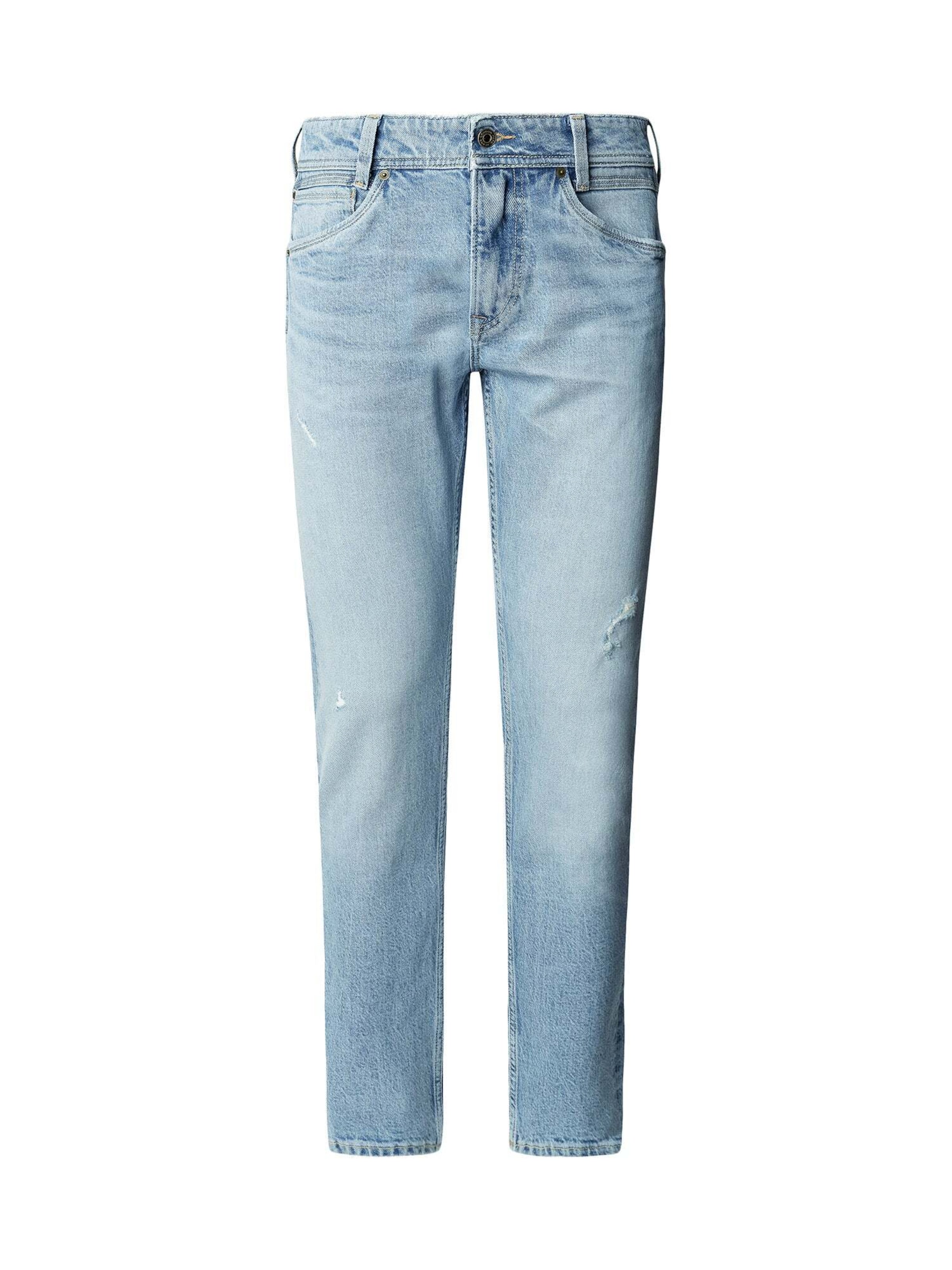Pepe Jeans Tapered Jeans in Blue: front