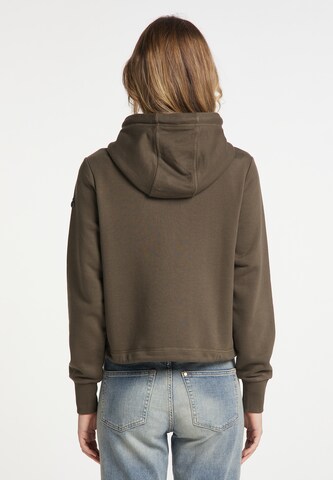 DreiMaster Vintage Zip-Up Hoodie in Brown