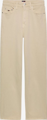 Tommy Jeans - regular Vaquero 'LAYLA' en beige: frente