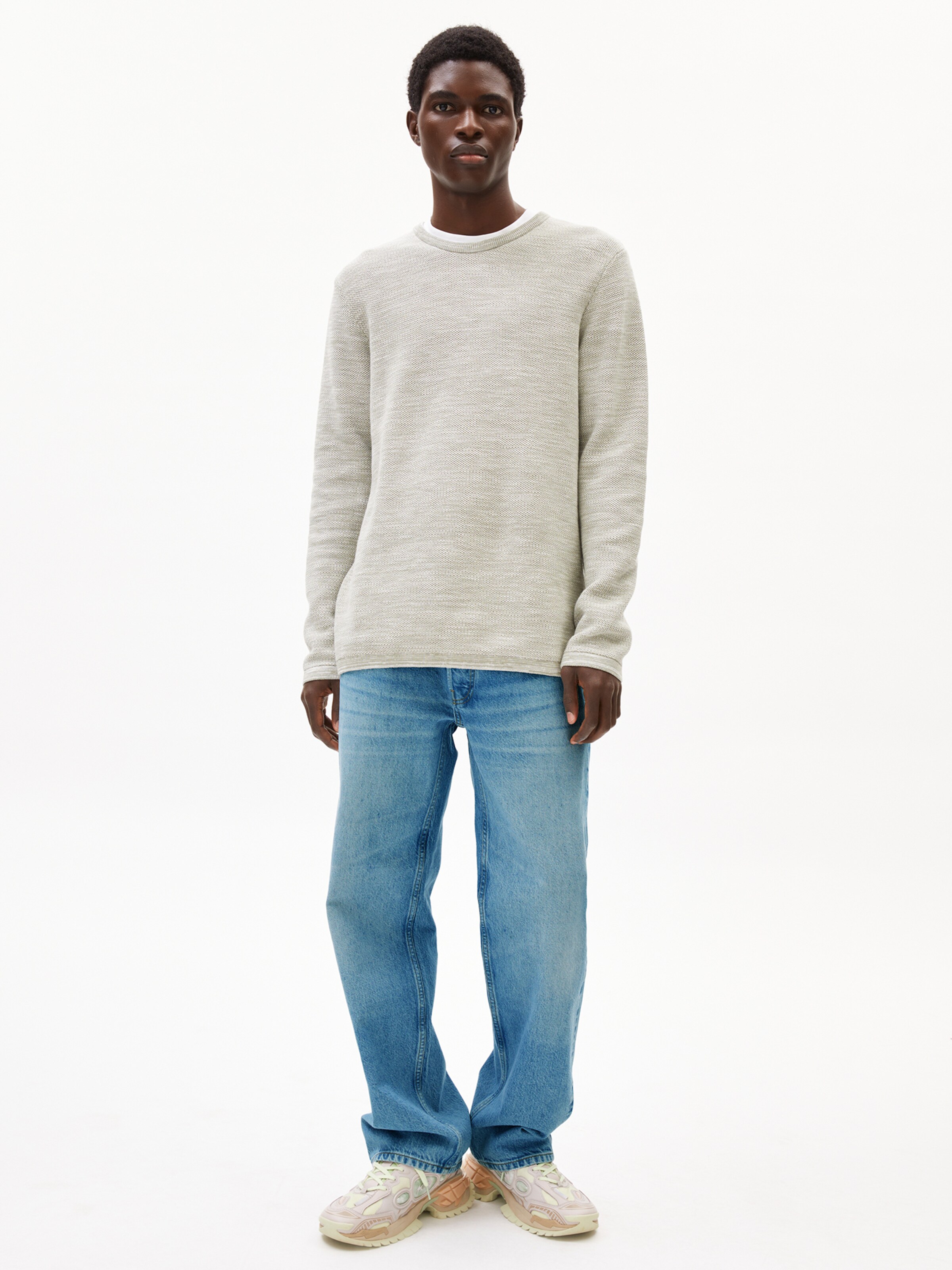 ARMEDANGELS Strickpullover ' TOLAA ' in Grün: Vorderseite