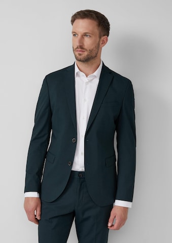 s.Oliver BLACK LABEL Slim fit Ανδρικό σακάκι σε πράσινο: μπροστά