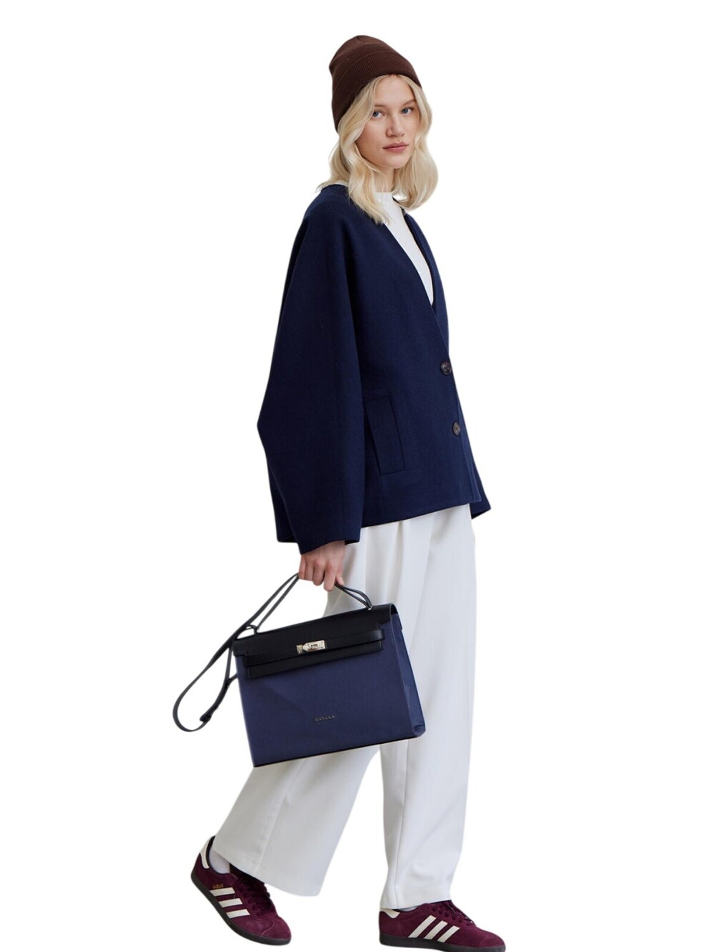MANUKA Fleece jas in Blauw