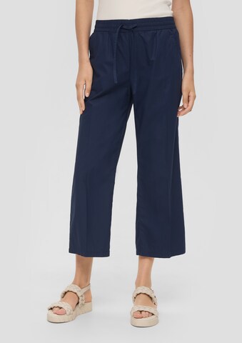 Loosefit Pantaloni di s.Oliver in blu: frontale