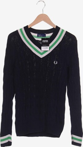Fred Perry Sweater & Cardigan in S in Blue: front