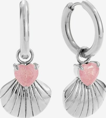 Cala Rose Ohrringe 'CABO' in Silber: Vorderseite