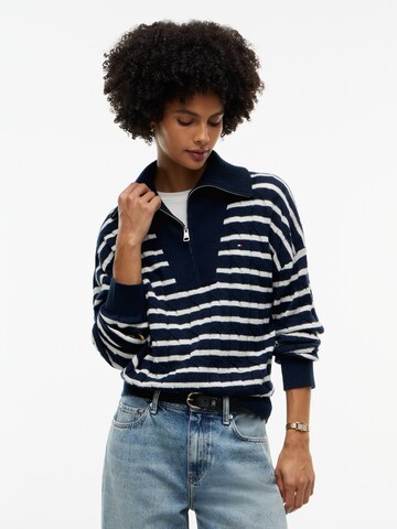 TOMMY HILFIGER Pullover in Weiß: Vorderseite