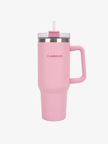 Flamingueo Drinking Bottle 'Thermos Bottle' in Pink: front