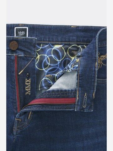 MMX Germany Slimfit Jeans 'Microfantasy' in Blauw