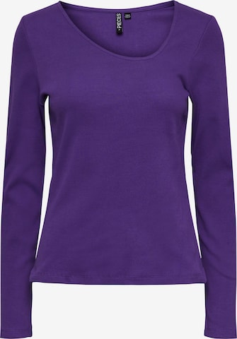 PIECES Shirt in Purple: front