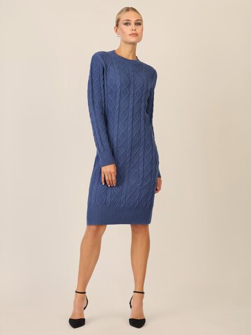 APART Knitted dress in Blue
