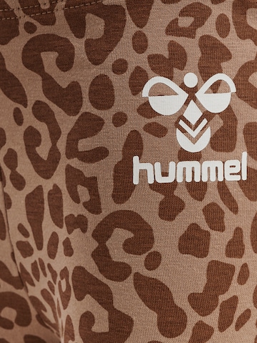 Skinny Leggings Hummel en marron