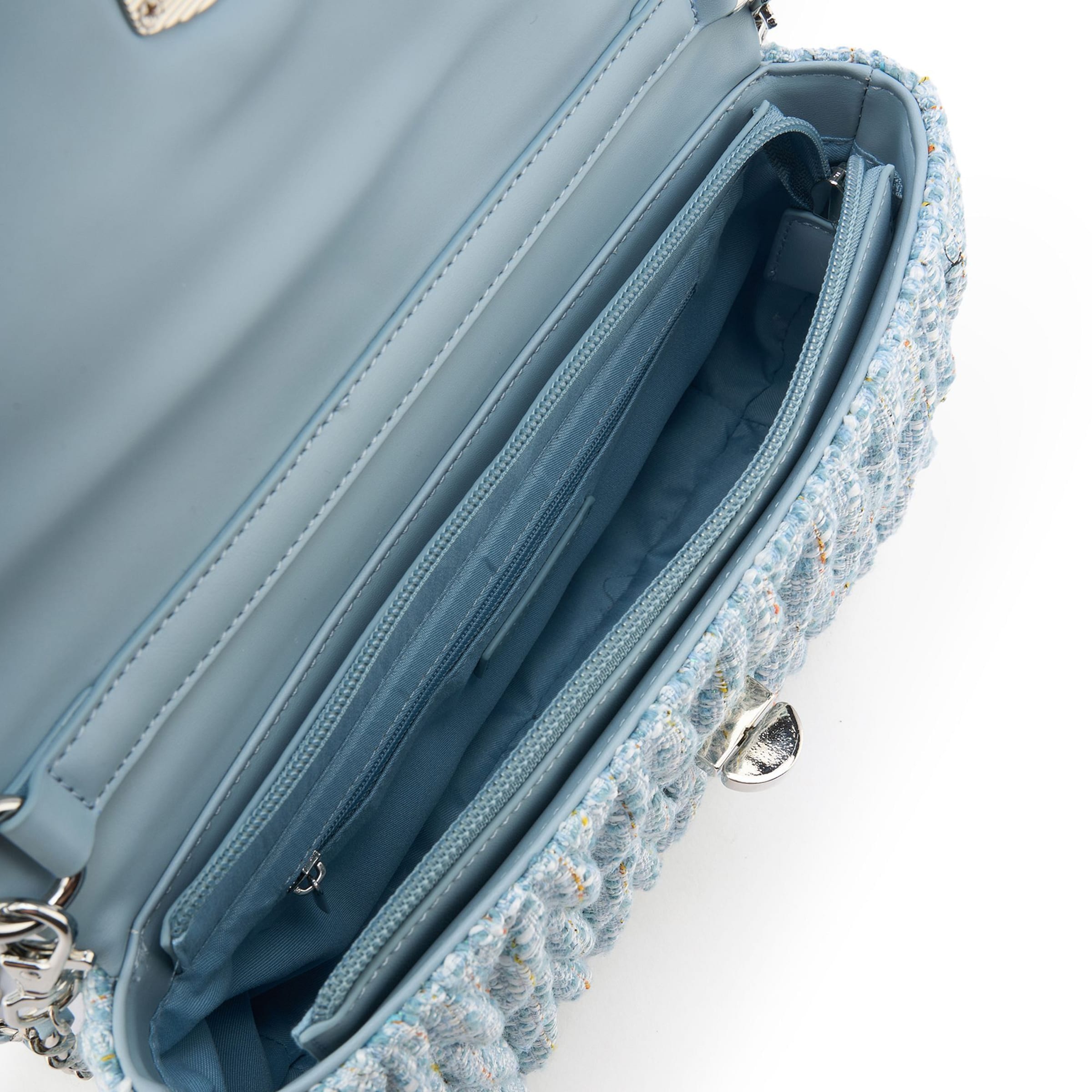 Borsa a tracolla 'Floro' di Seidenfelt in blu