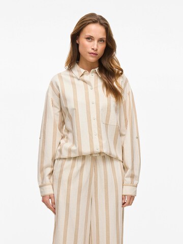 VILA Bluse i beige: forside