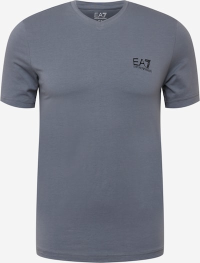 Tricou EA7 Emporio Armani pe gri bazalt / negru, Vizualizare produs