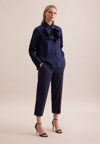 SEIDENSTICKER Blouse 'Schwarze Rose ' in Blauw