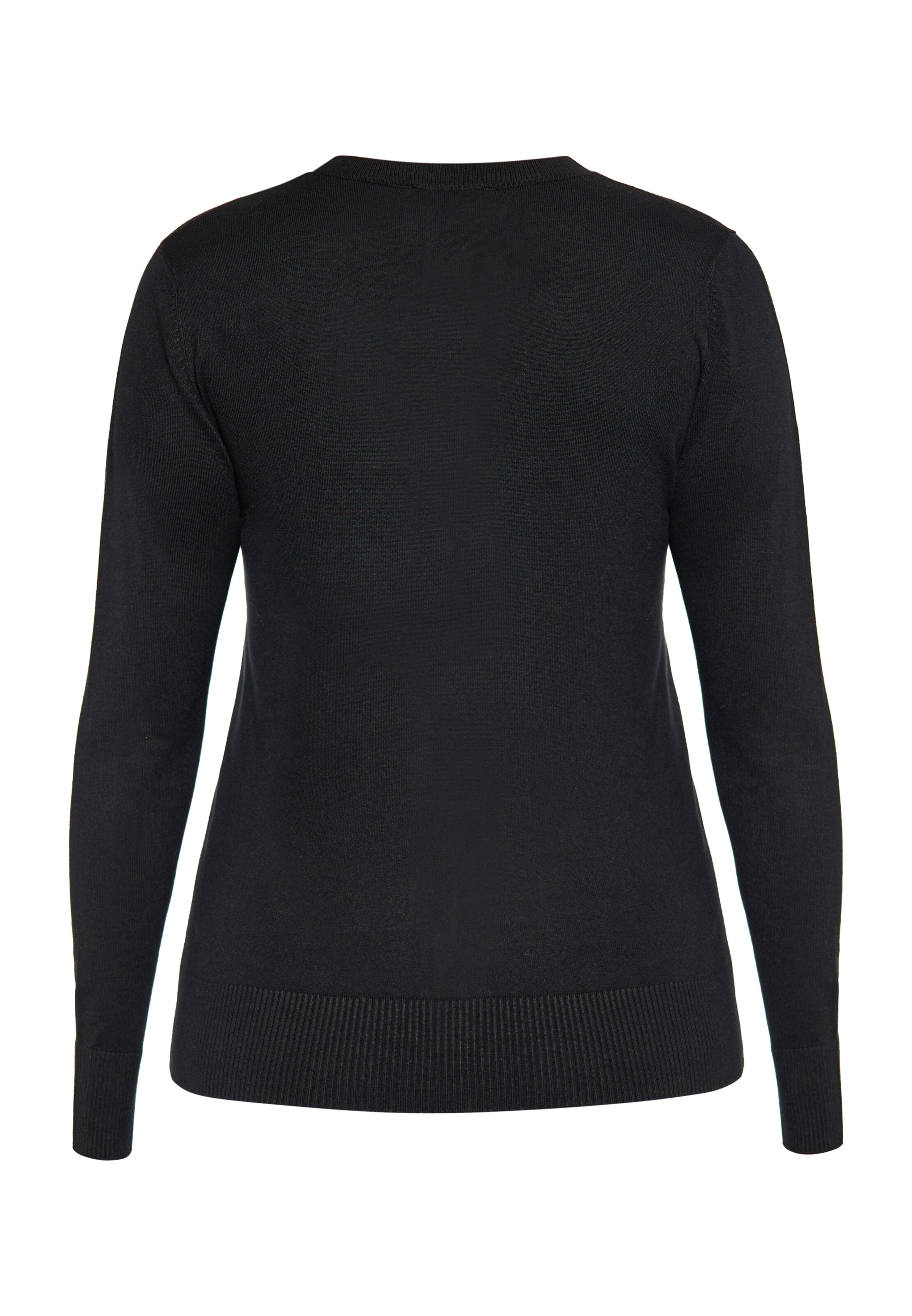 usha BLUE LABEL Плетена жилетка в черно