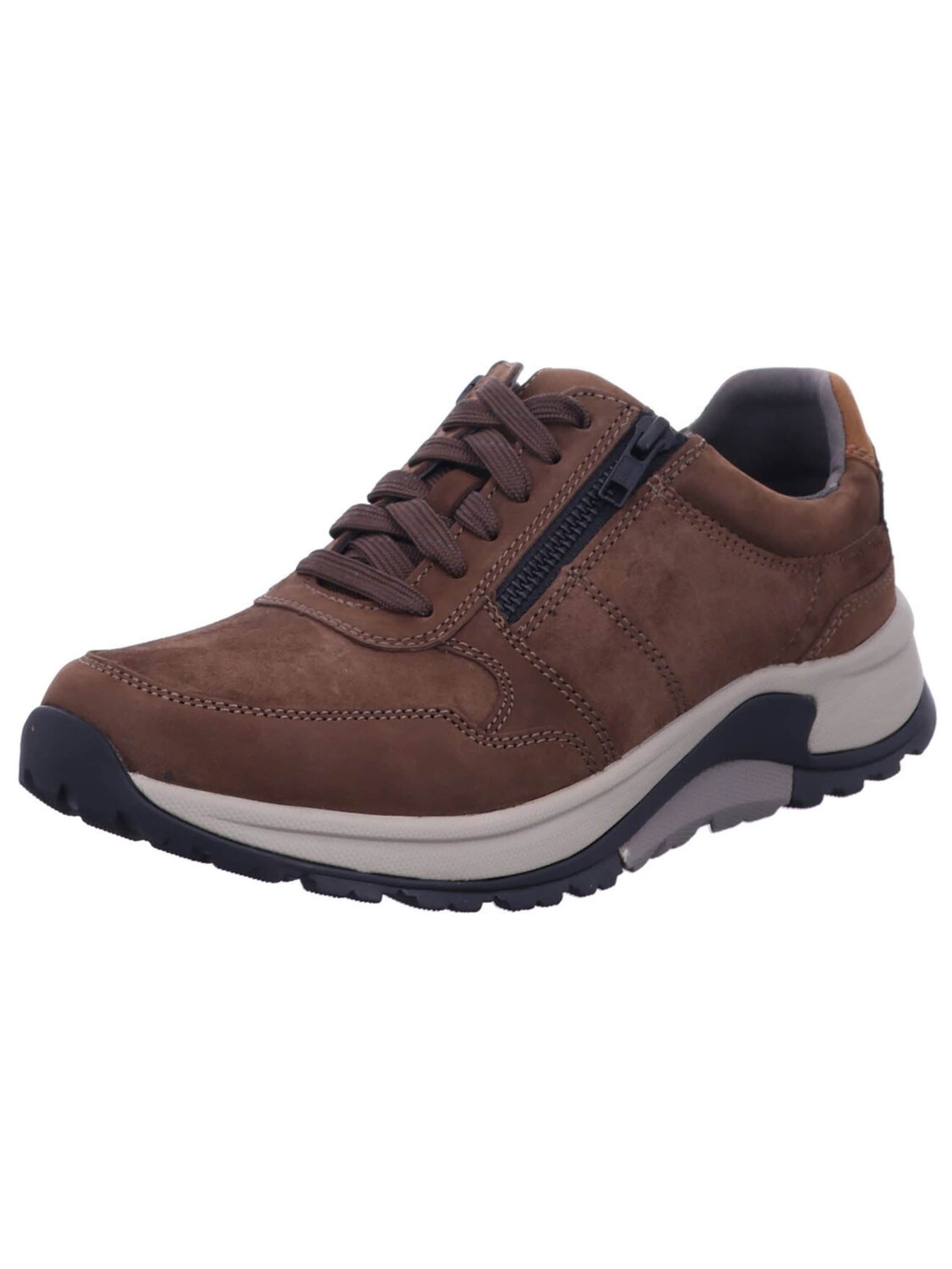 GABOR - Zapatos con cordón 'Sneaker Herren 8000.22 02 Rauleder in braun' en marrón: frente