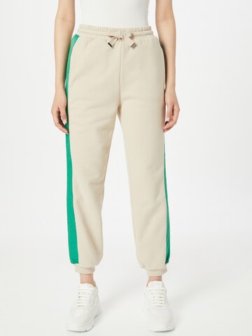 Effilé Pantalon s.Oliver en beige : devant