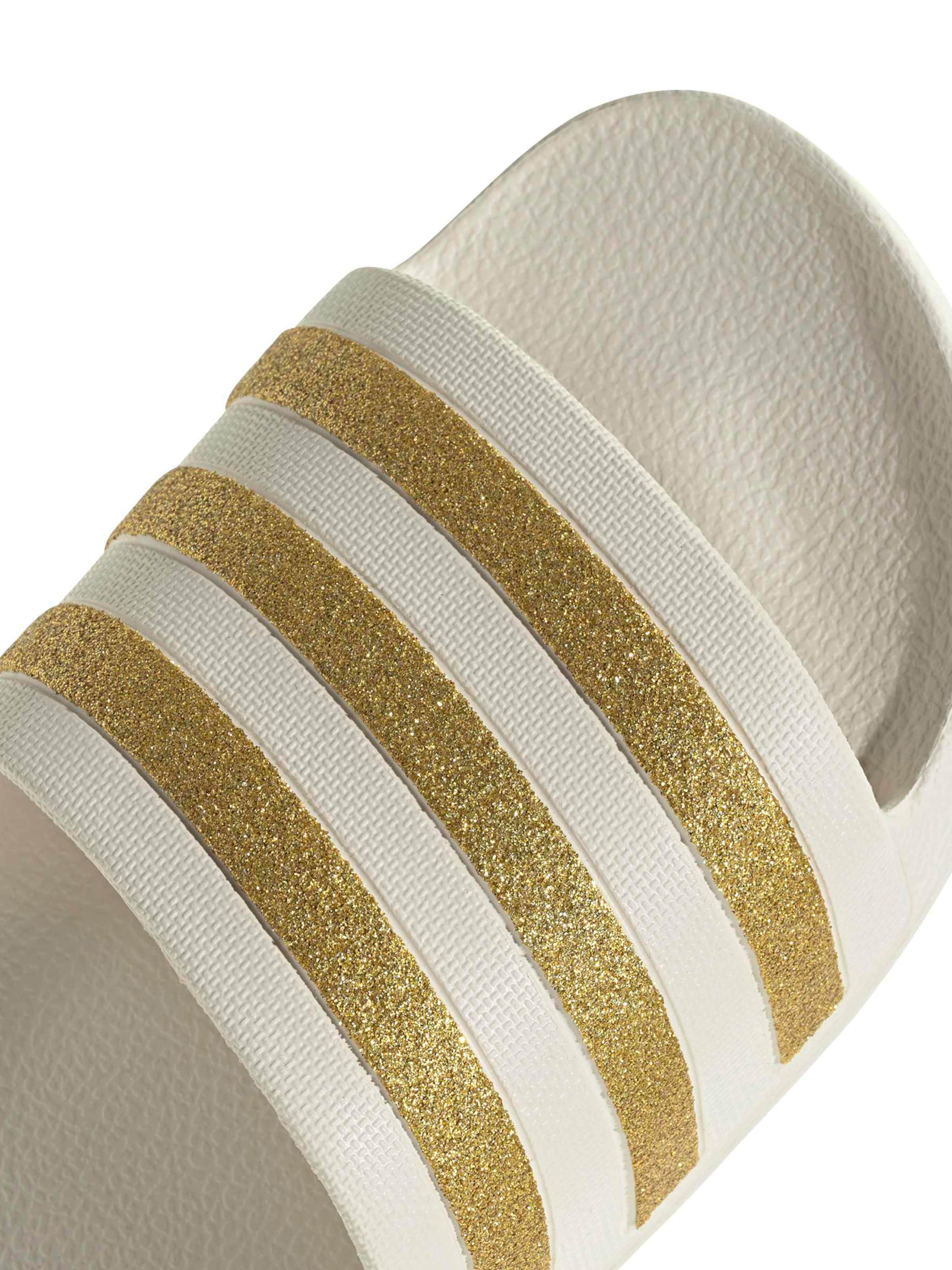 ADIDAS SPORTSWEAR Μιούλ 'ADILETTE AQUA' σε λευκό