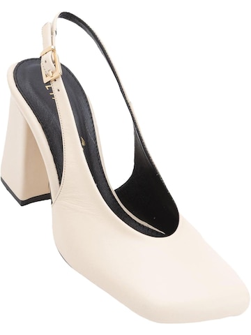Limoya - Zapatos destalonado 'Lianna' en beige: frente