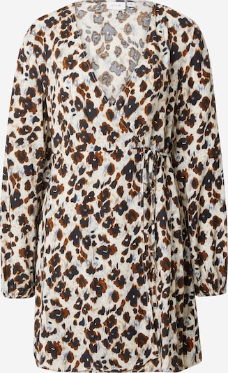 VILA Mekko 'VIKATHRINA' värissä ecru / sininen / tummanruskea / musta, Tuotenäkymä