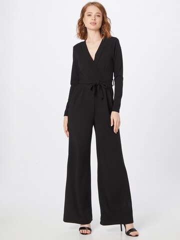 SISTERS POINT - Jumpsuit 'GREB' en negro: frente