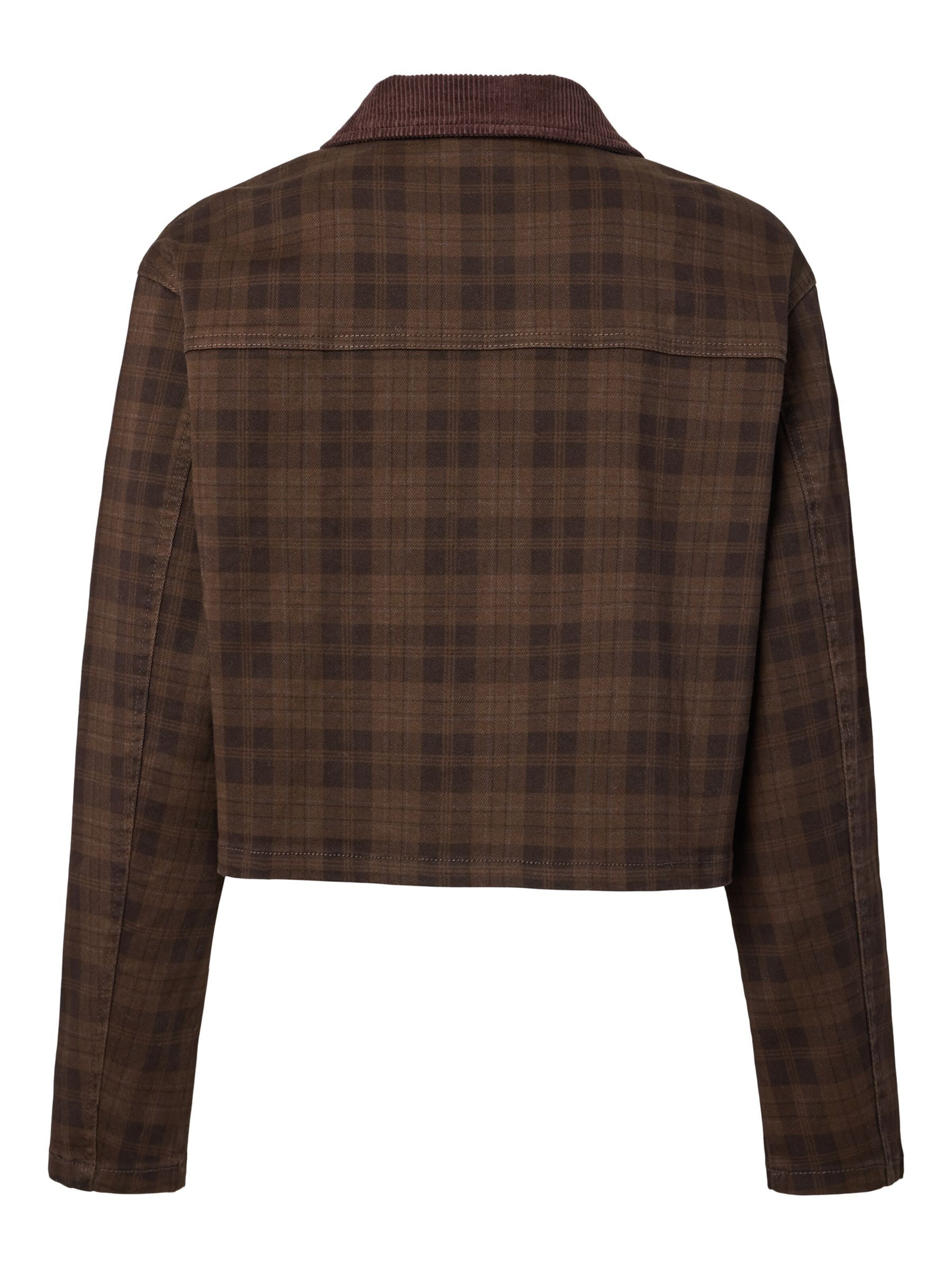 PIECES Between-season jacket 'VERA' in Brown