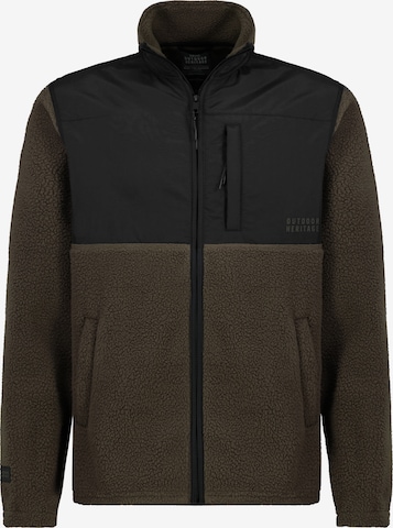 Sublevel Fleece jacket in Green: front