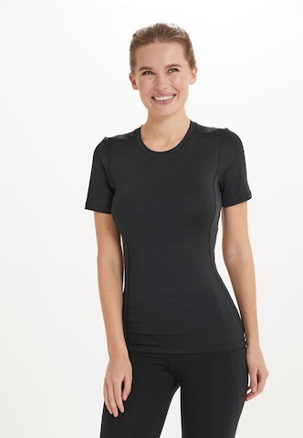 ENDURANCE Performance Shirt 'Power' in Black: front