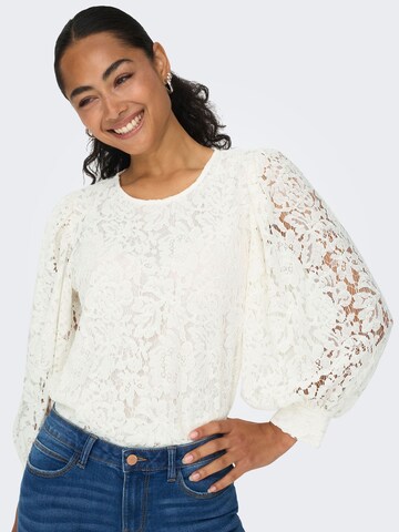 ONLY Bluse i hvid