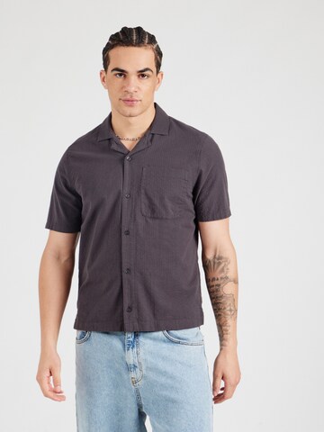 Regular fit Camicia di HOLLISTER in grigio: frontale