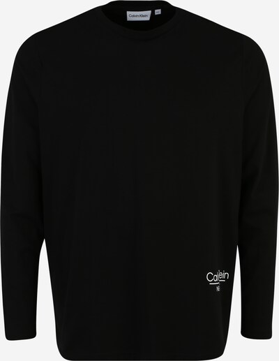 Calvin Klein Big & Tall Camiseta 'New York' en negro / blanco, Vista del producto