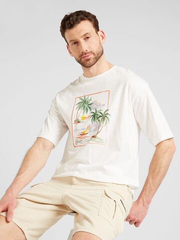 GANT - Camiseta en blanco: frente