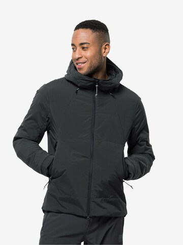 JACK WOLFSKIN Sports jacket 'BIKE COMMUTE' in Grey: front