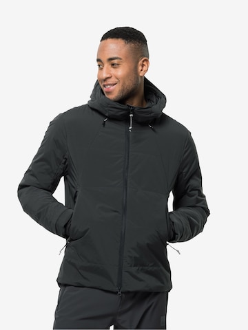 JACK WOLFSKIN - Casaco deportivo 'BIKE COMMUTE' em cinzento: frente