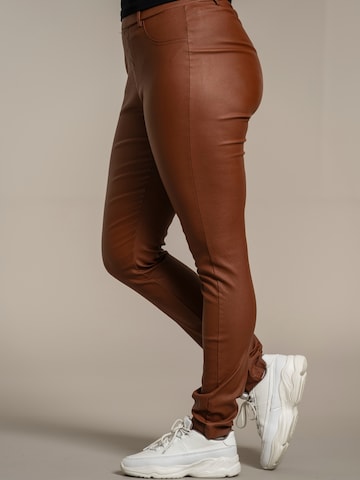 Skinny Pantaloni 'Dublin' di SANDGAARD in marrone